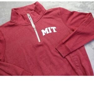 MIT Massachusetts Institute of Technology 1/4 Zip Sweatshirt Men's L Ivy League